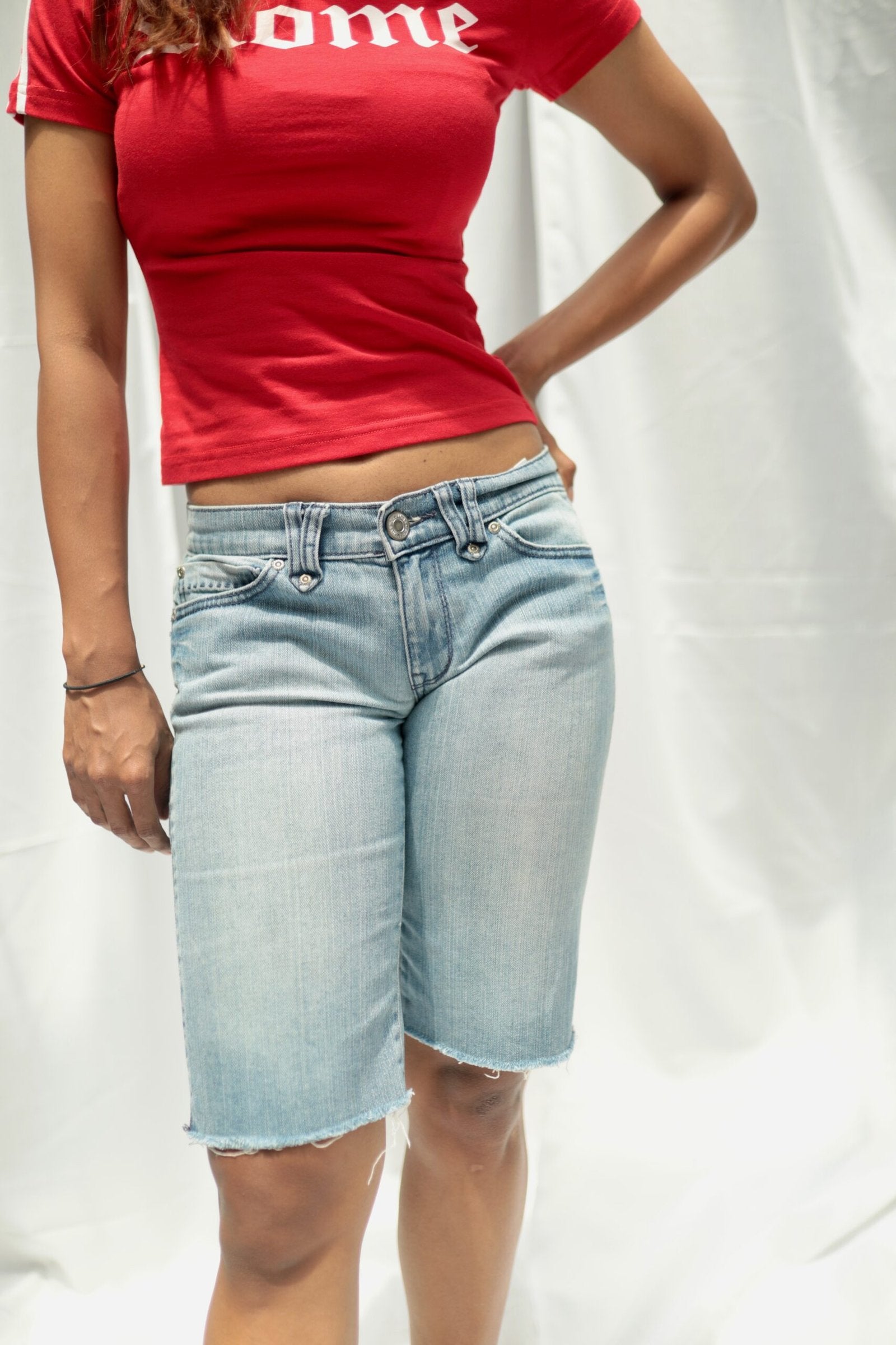 OLD NAVY - Low waist denim shorts