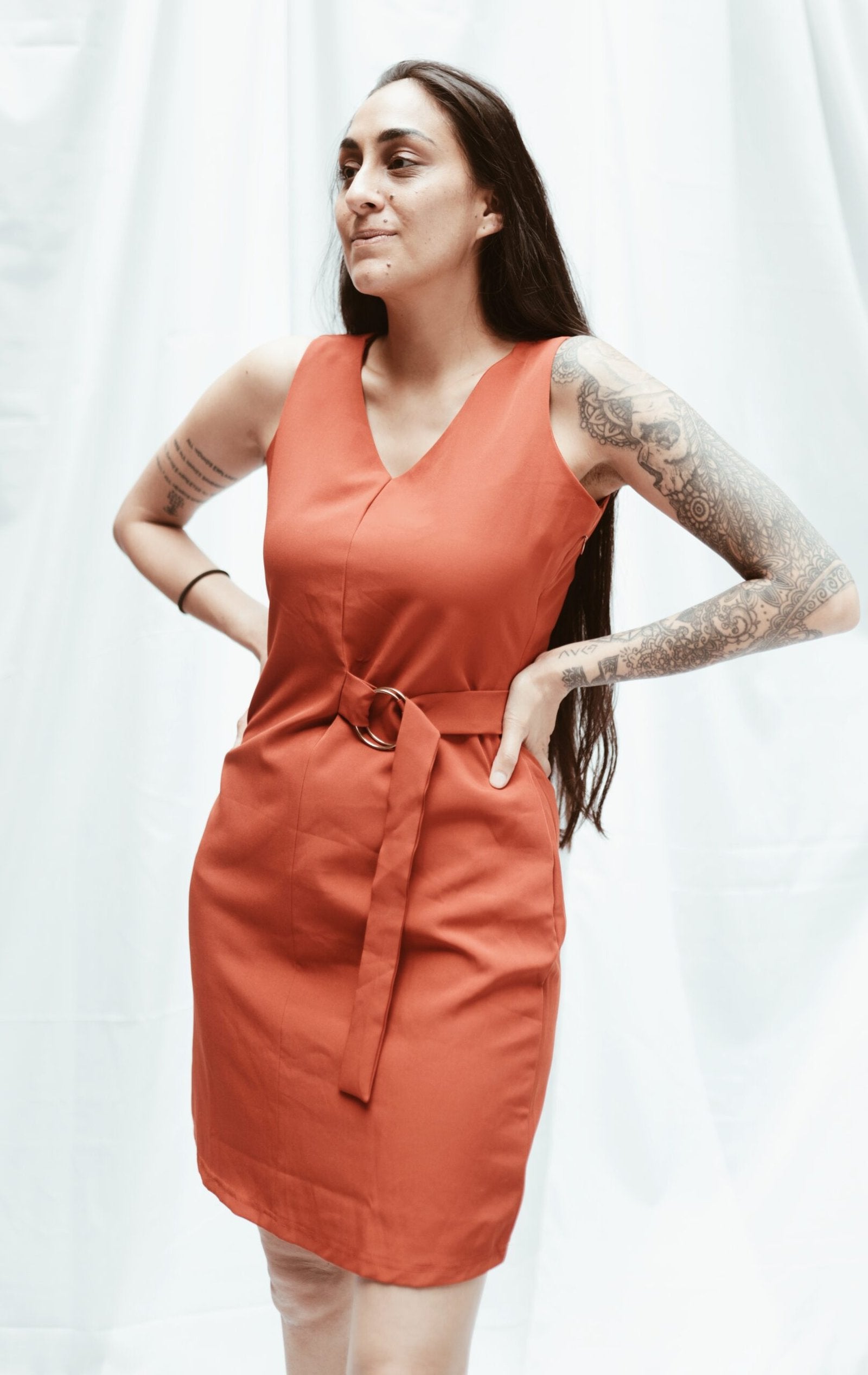 AND Dress in Rust