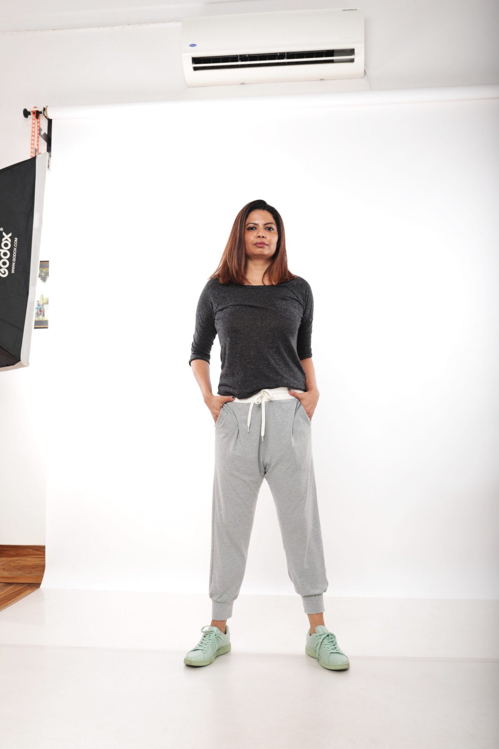 FOREVER 21 Grey Jersey Tracks