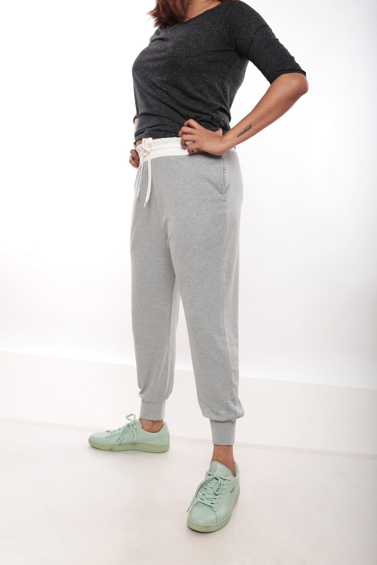 FOREVER 21 Grey Jersey Tracks