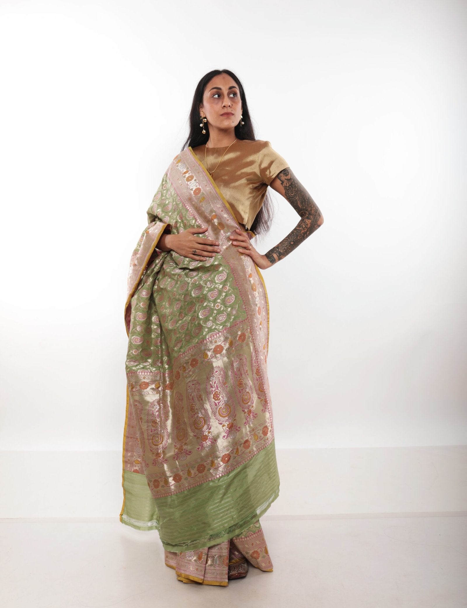 EKAYA BANARAS Silk Sari (Brand New)