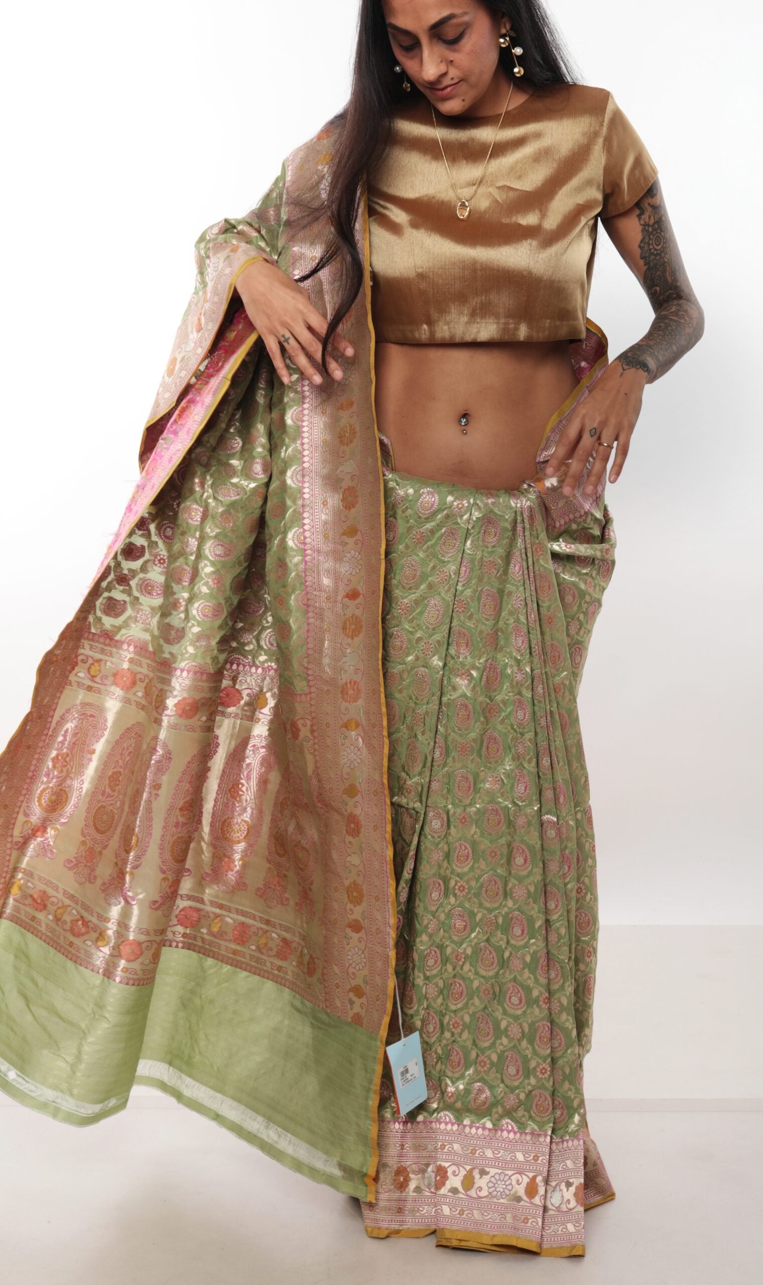 EKAYA BANARAS Silk Sari (Brand New)