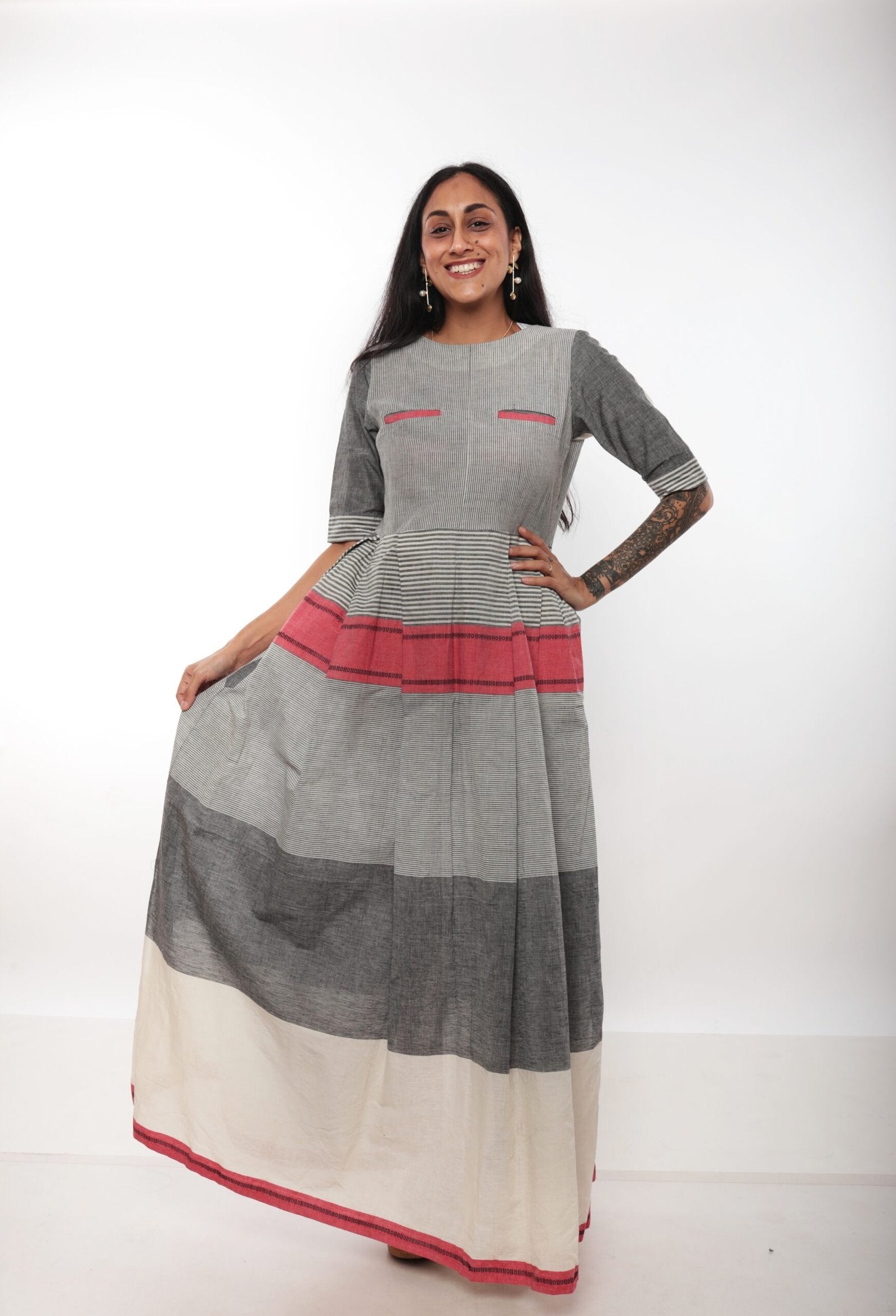 KALAASA Handloom Maxi Dress
