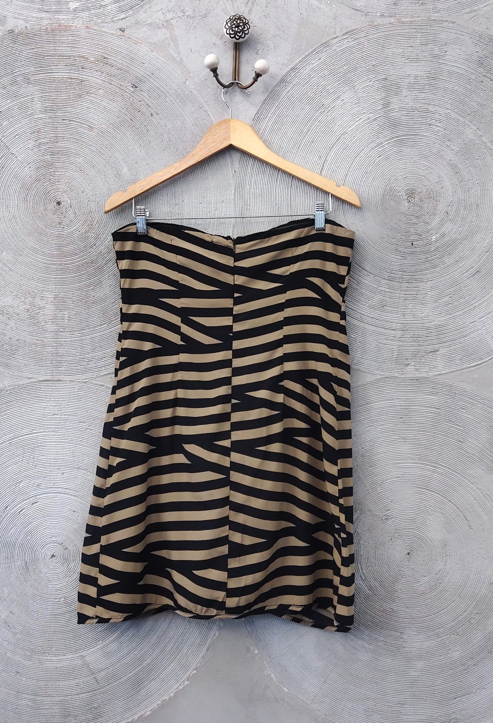 AKIRA CHICAGO - black & beige tube dress