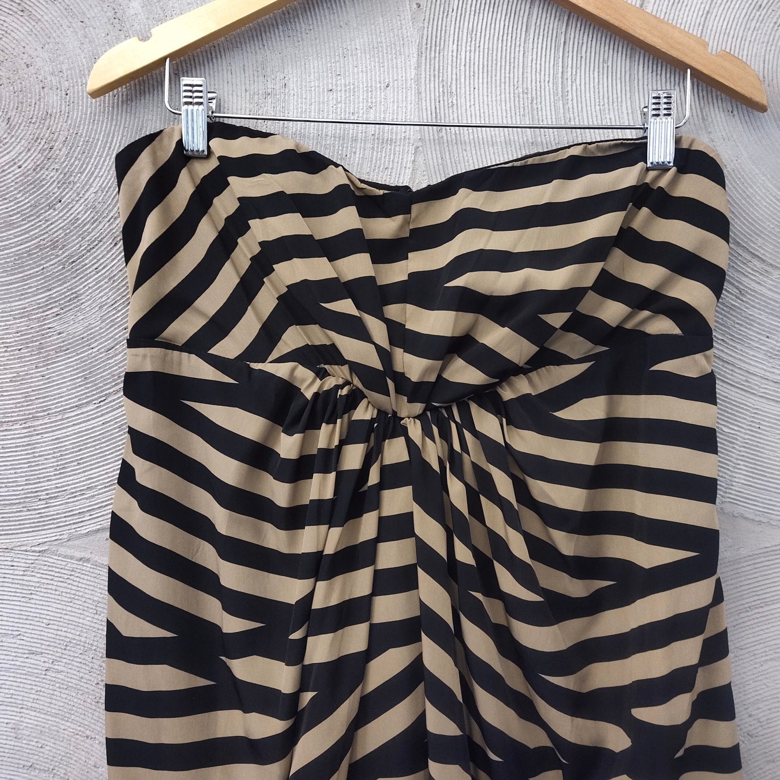 AKIRA CHICAGO - black & beige tube dress