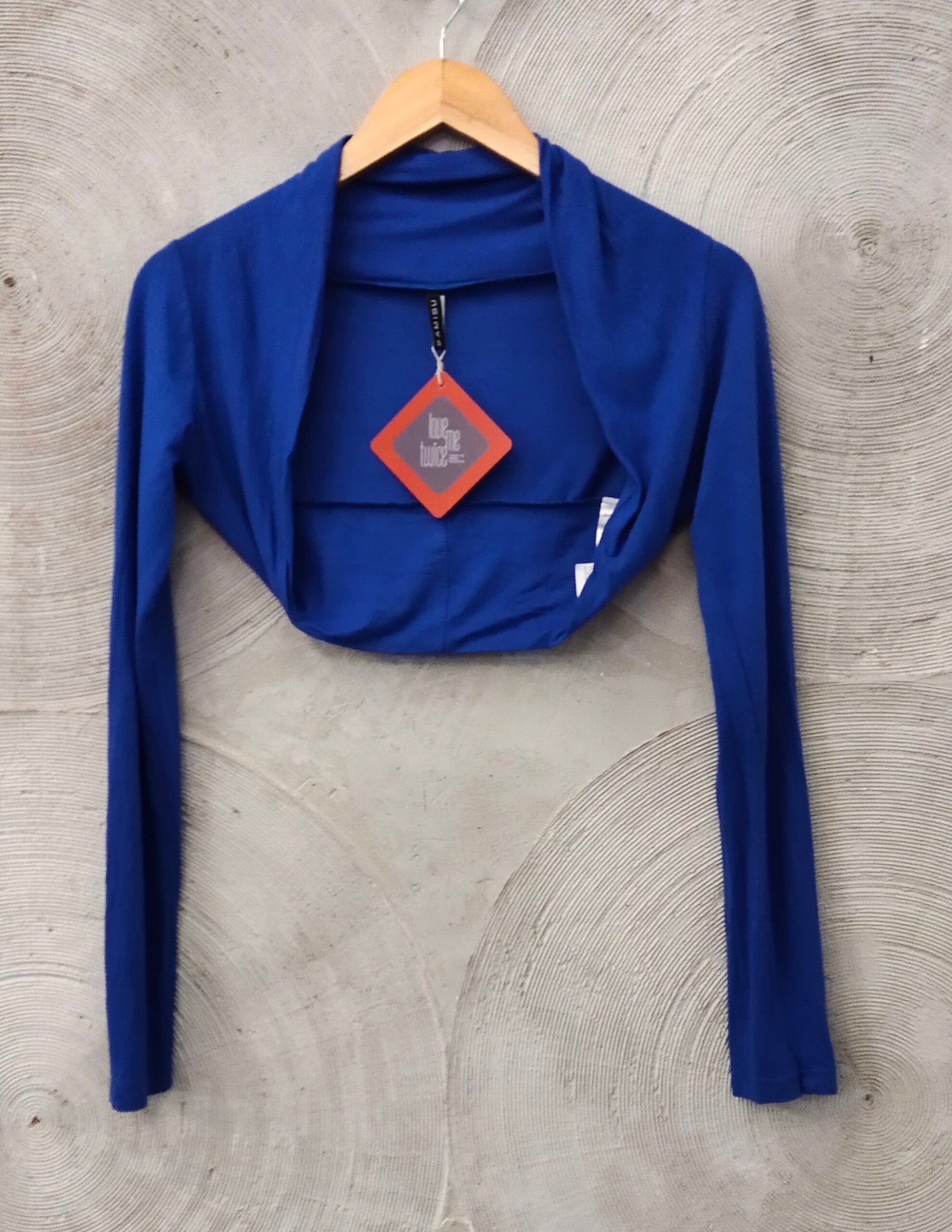 Blue Crop Full Sleeves Overlay