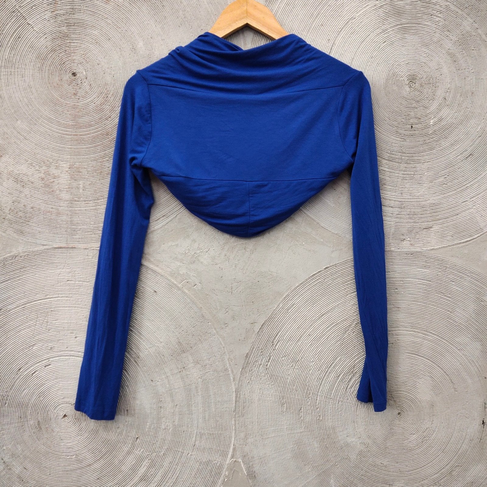 Blue Crop Full Sleeves Overlay