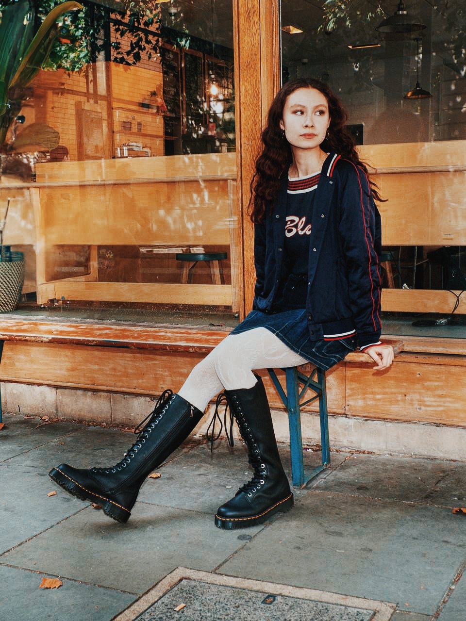 Dr Marten 1B60 Women's Leather Knee High Boots