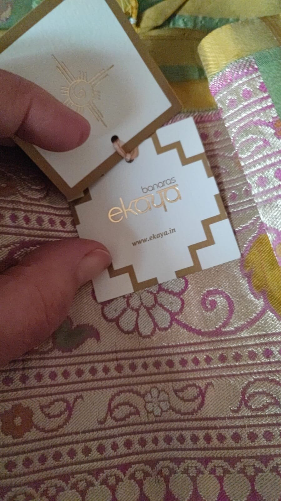 EKAYA BANARAS Silk Sari (Brand New)