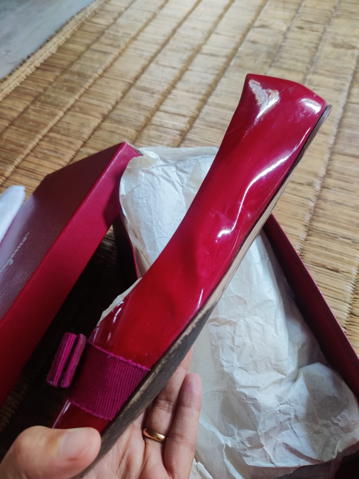 SALVATORE FERRAGAMO Varinas in Berry