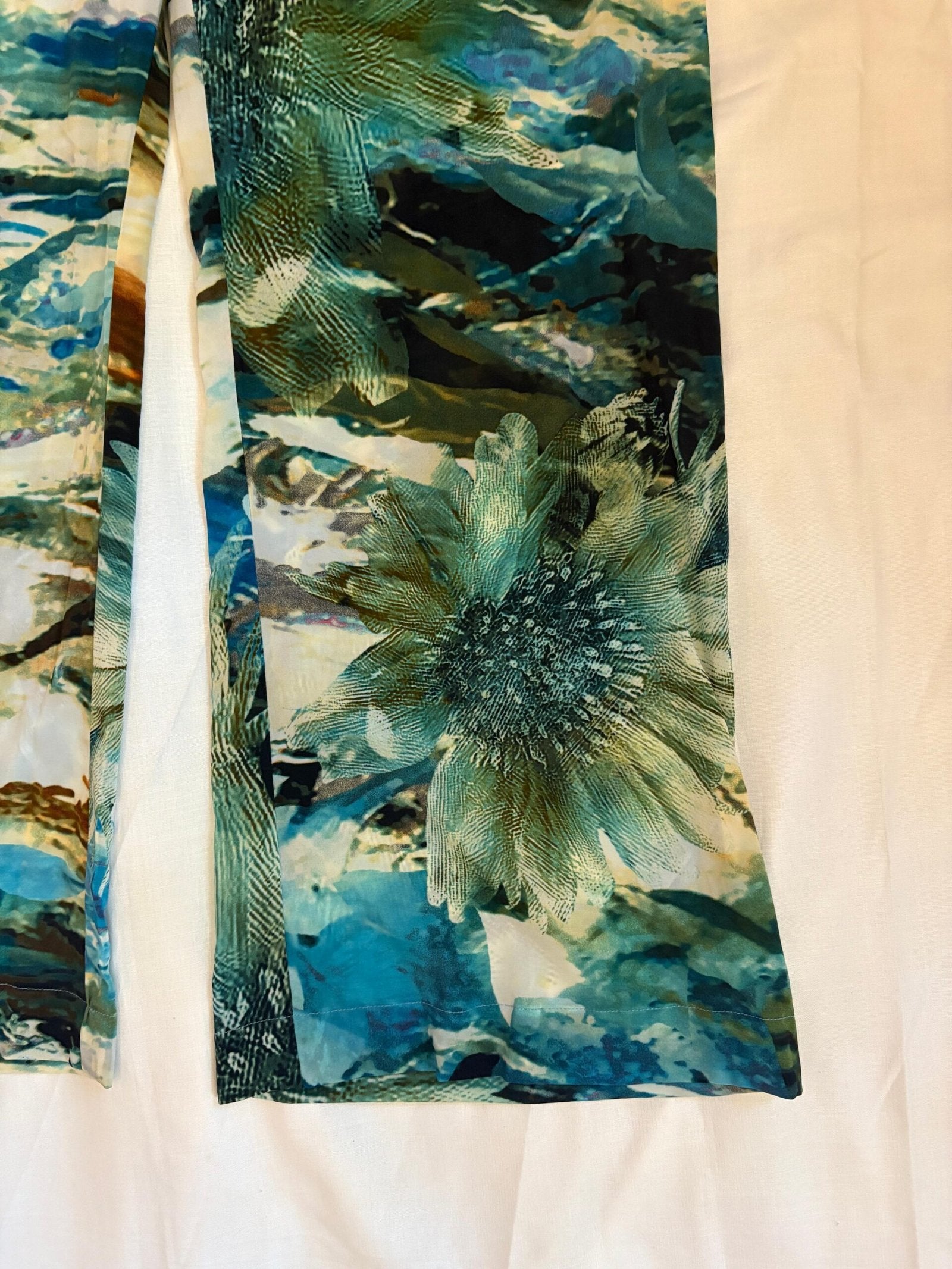 Blue Ocean Waves Soft Payjama Pants