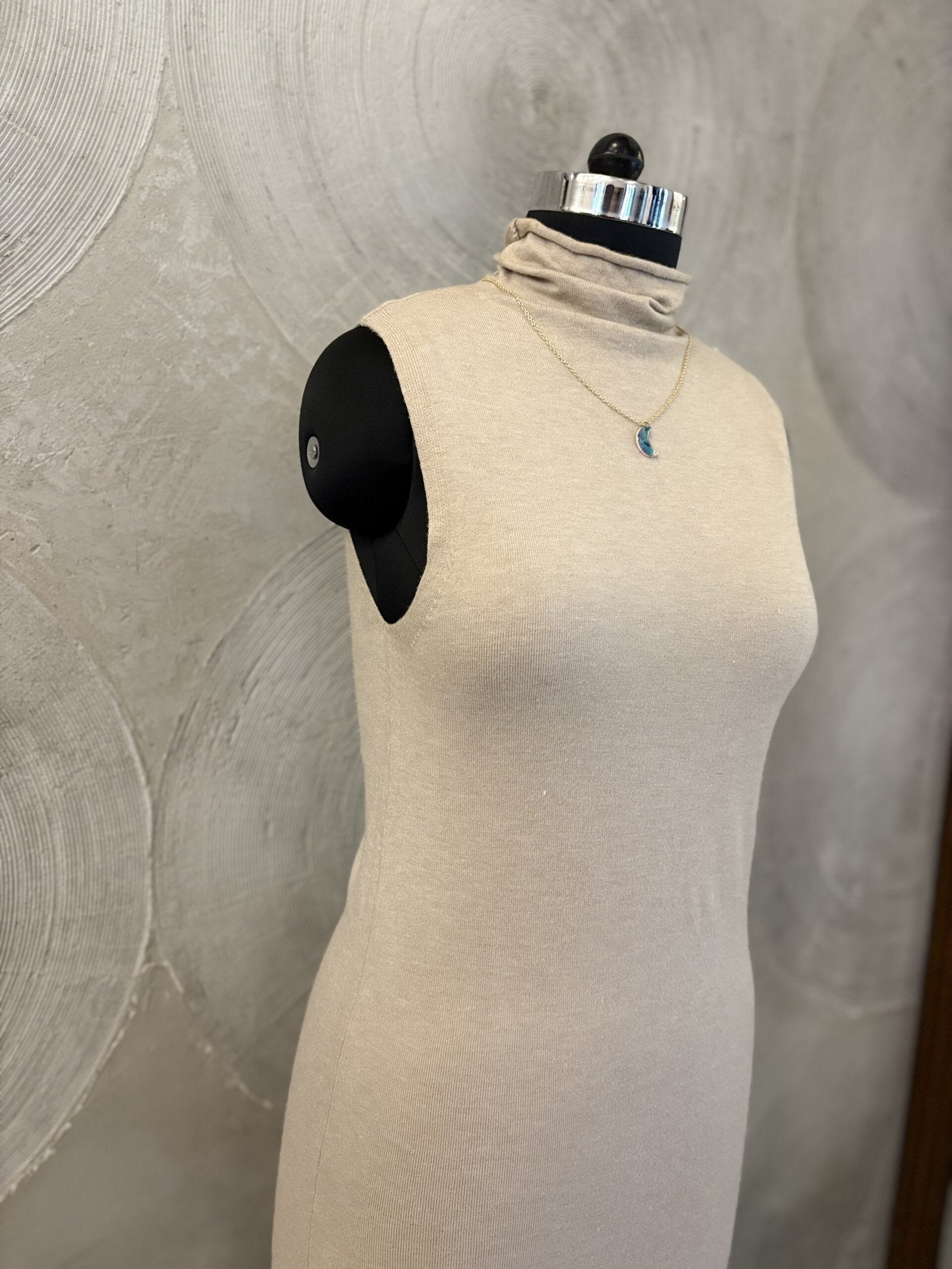 ZARA- Sleeveless Turtle Neck Dress