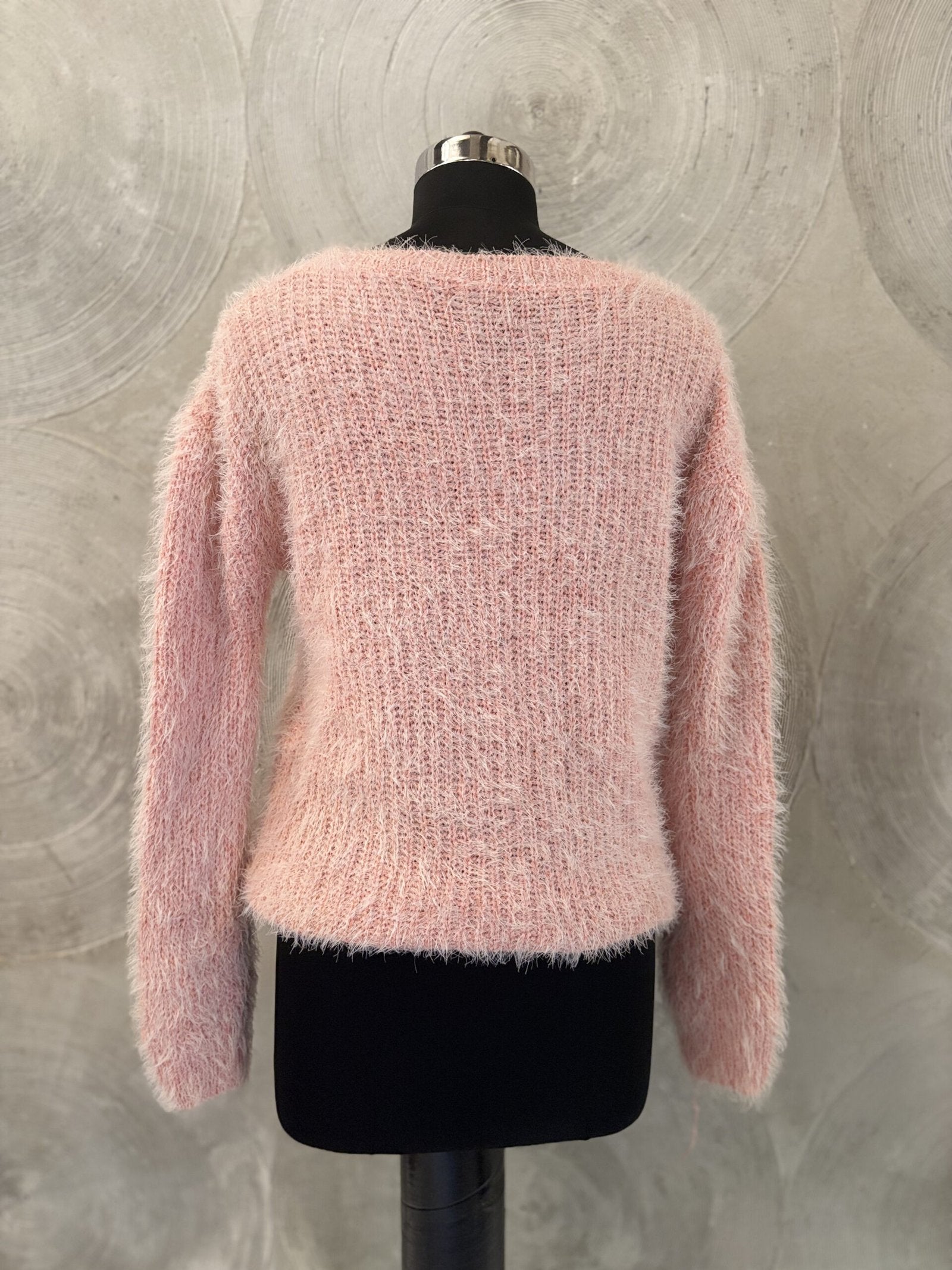Full Sleeves Pink Pullover