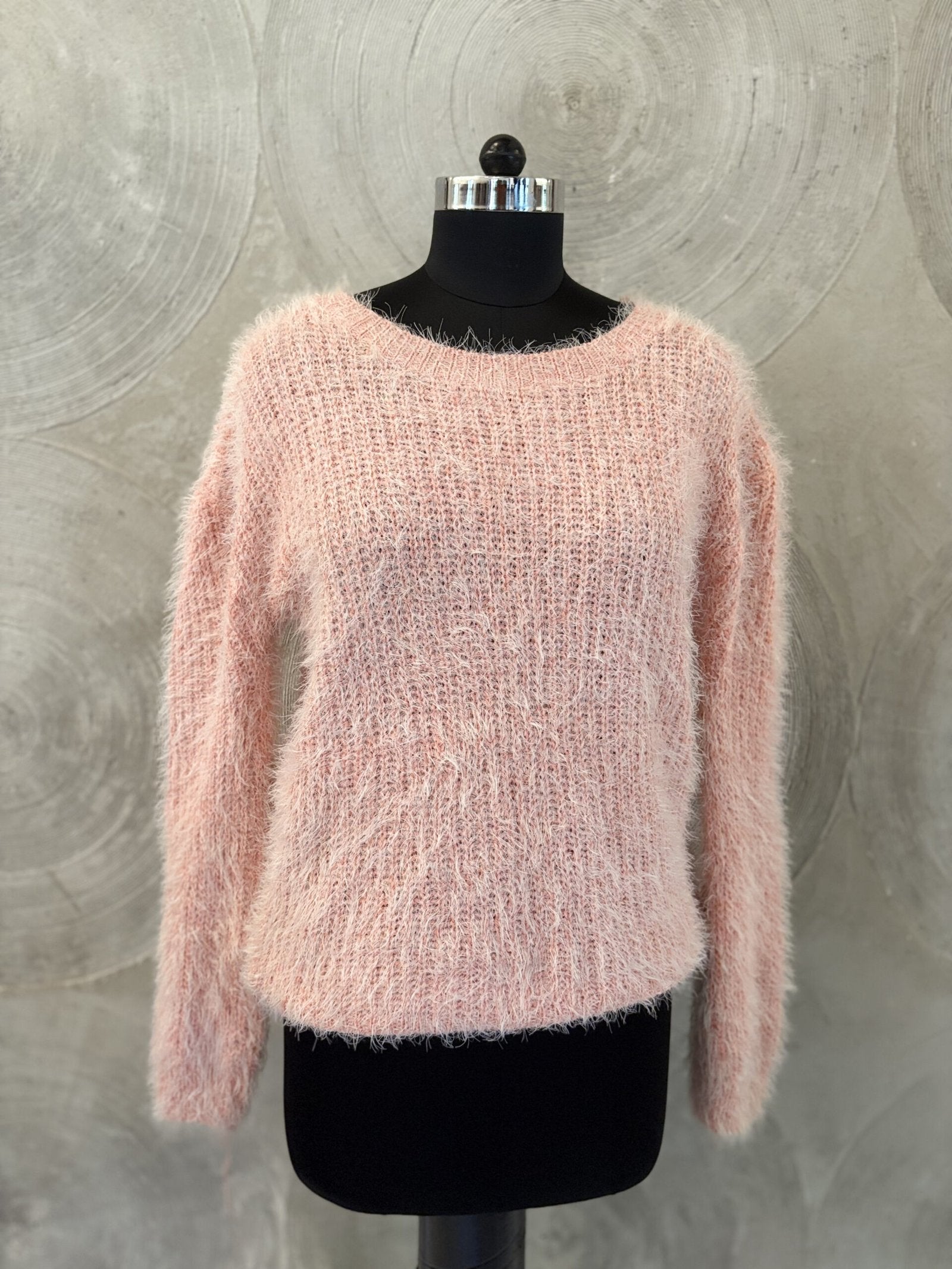 Full Sleeves Pink Pullover