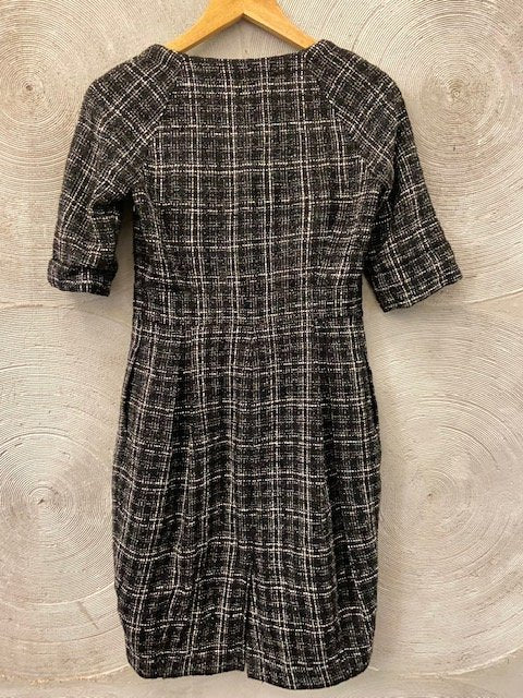 Black tweed dress