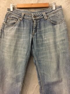 Light Blue Jeans with Pocket Embroidered