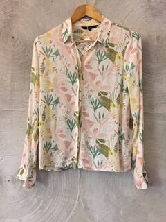 VERO MODA- White Printed Shirt