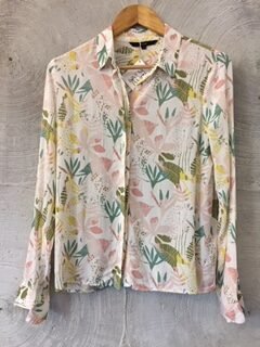 VERO MODA- White Printed Shirt