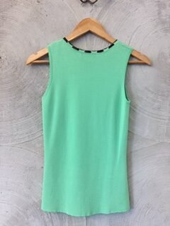 CAROLYN TAYLOR -Green Knit Top