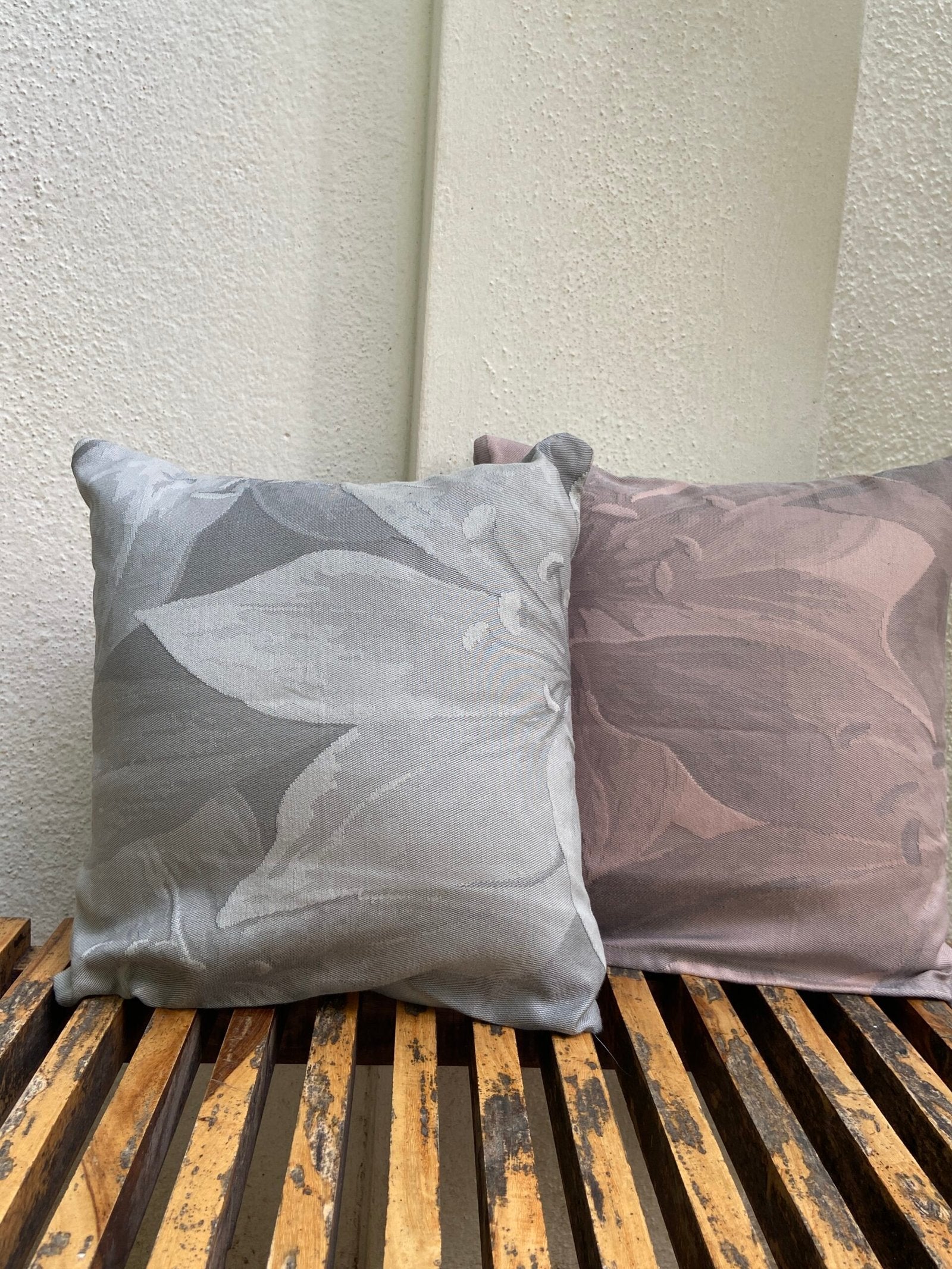Pink & Grey Upcycled Cushion Cover