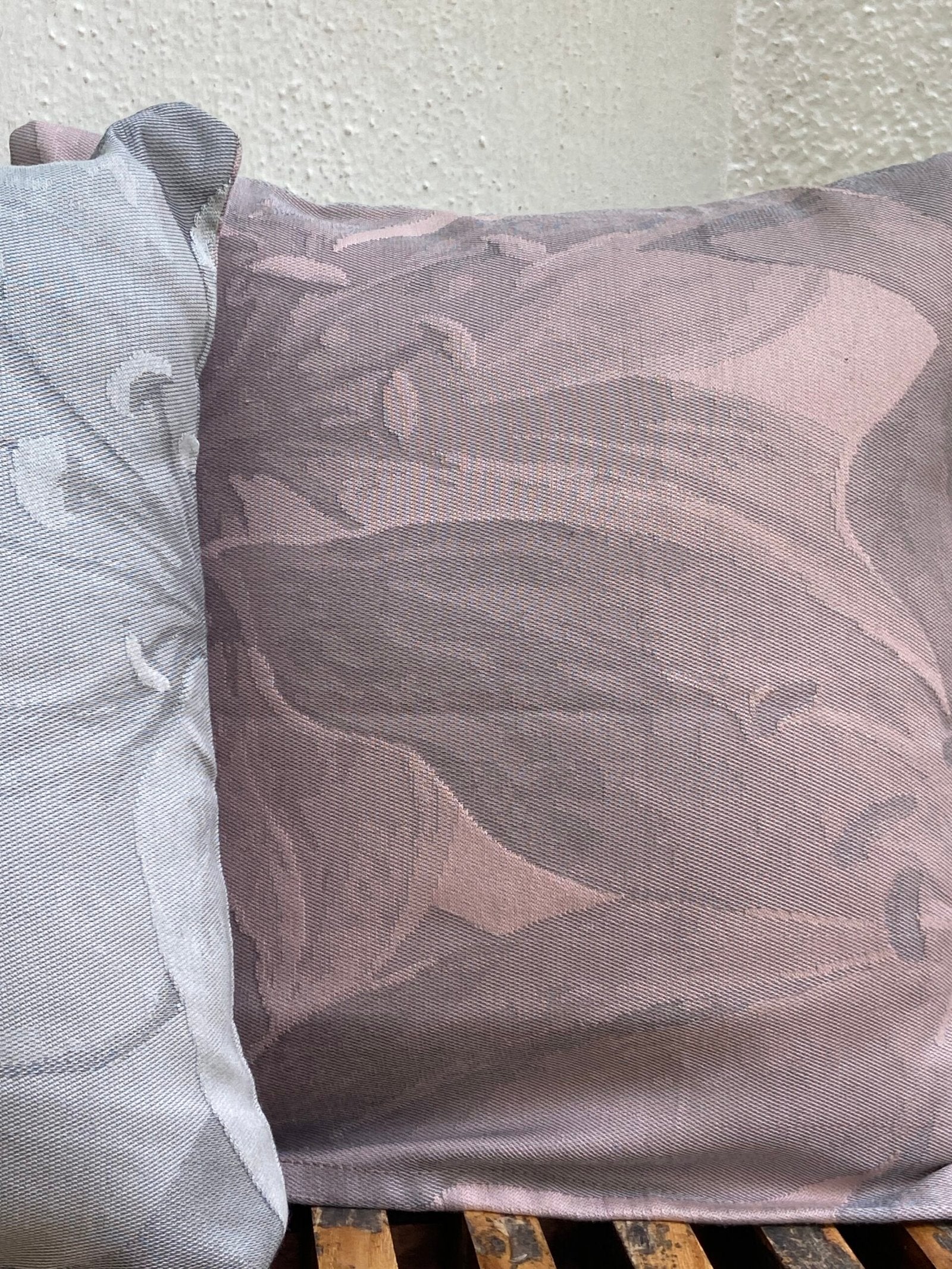 Pink & Grey Upcycled Cushion Cover