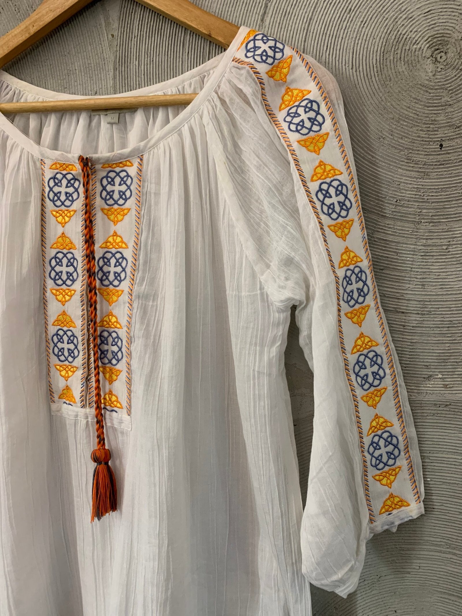 AZURE - Embroidered Top
