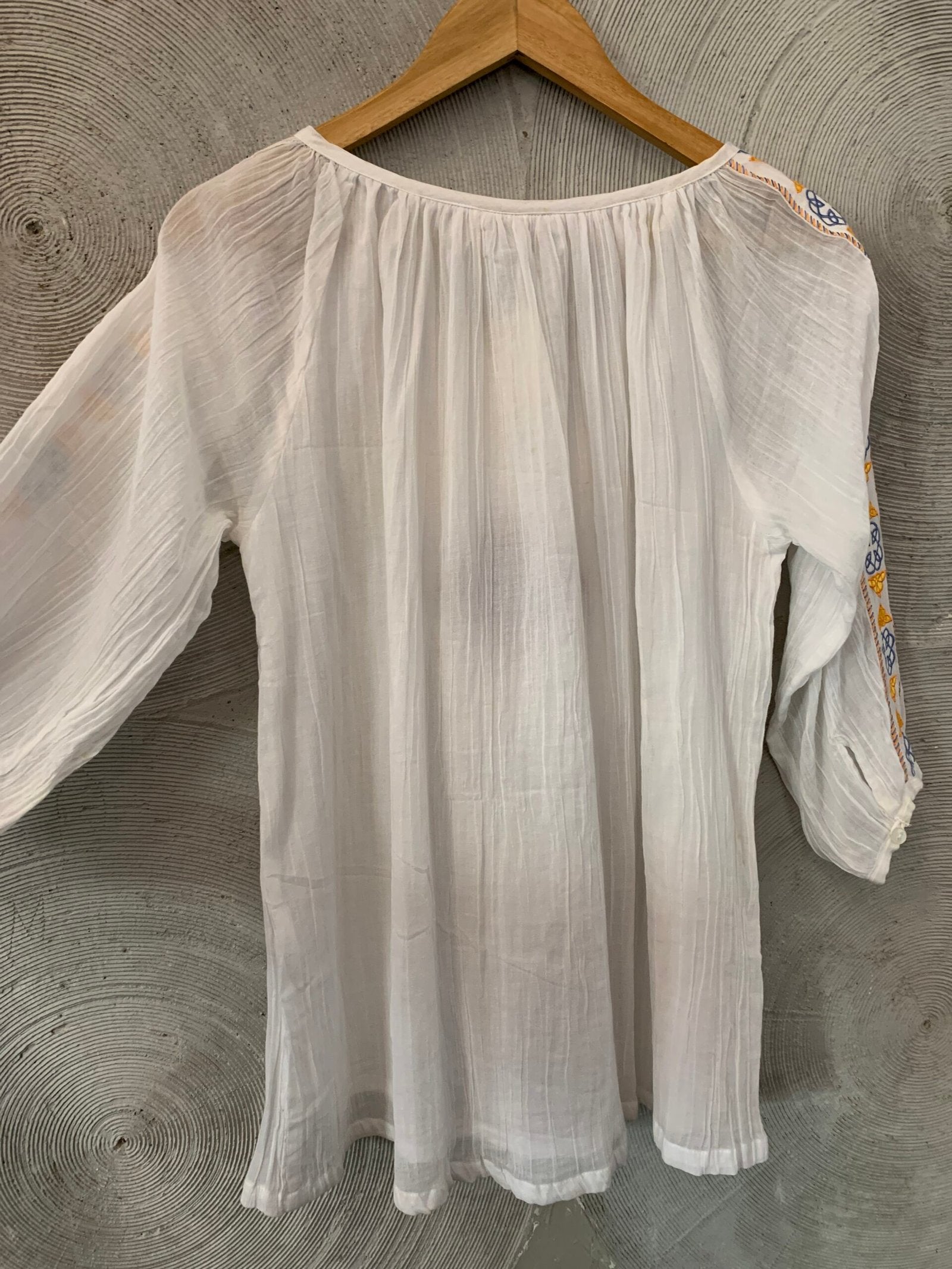 AZURE - Embroidered Top