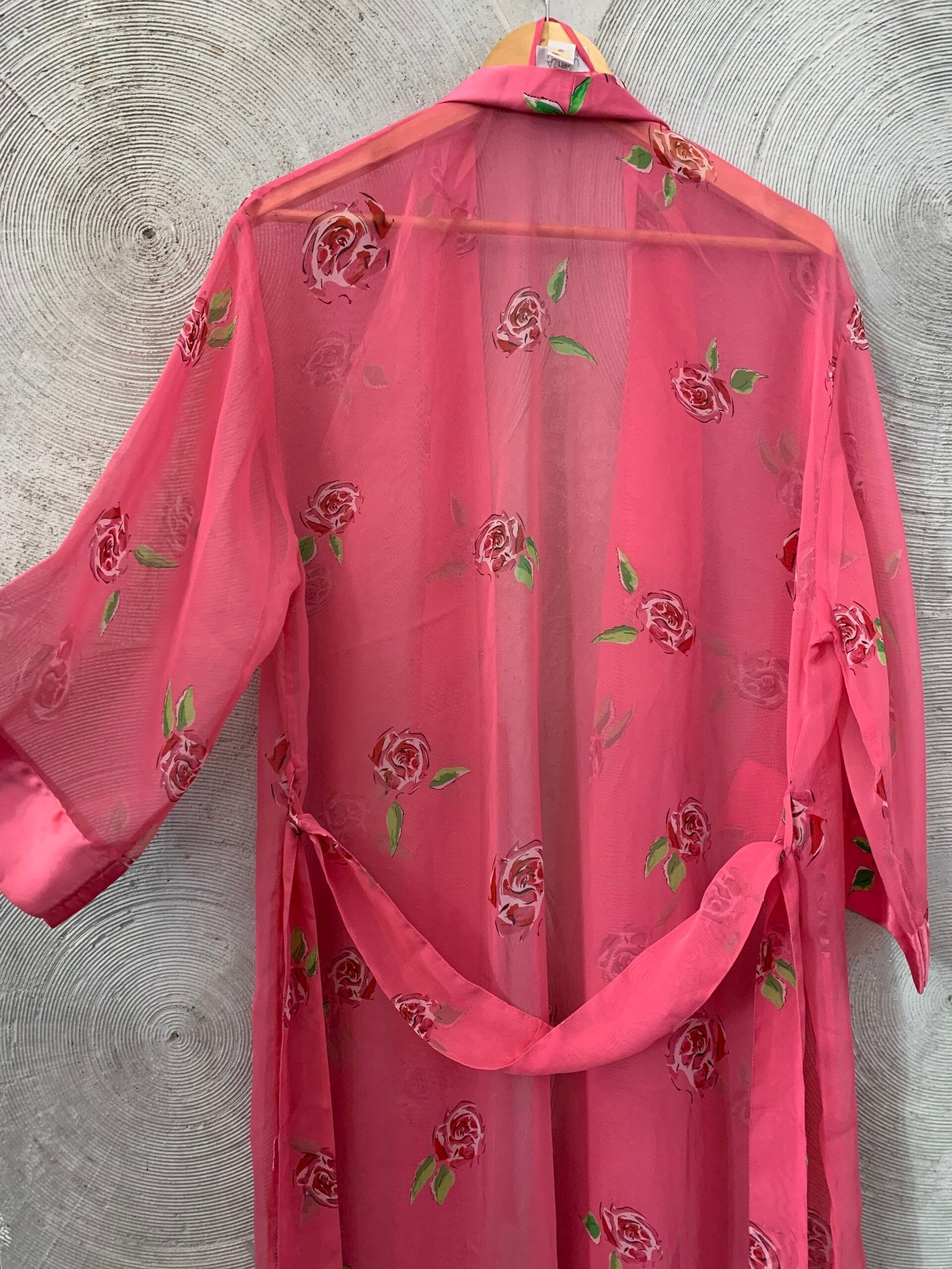 LA SENZA - Pink chemise and robe set