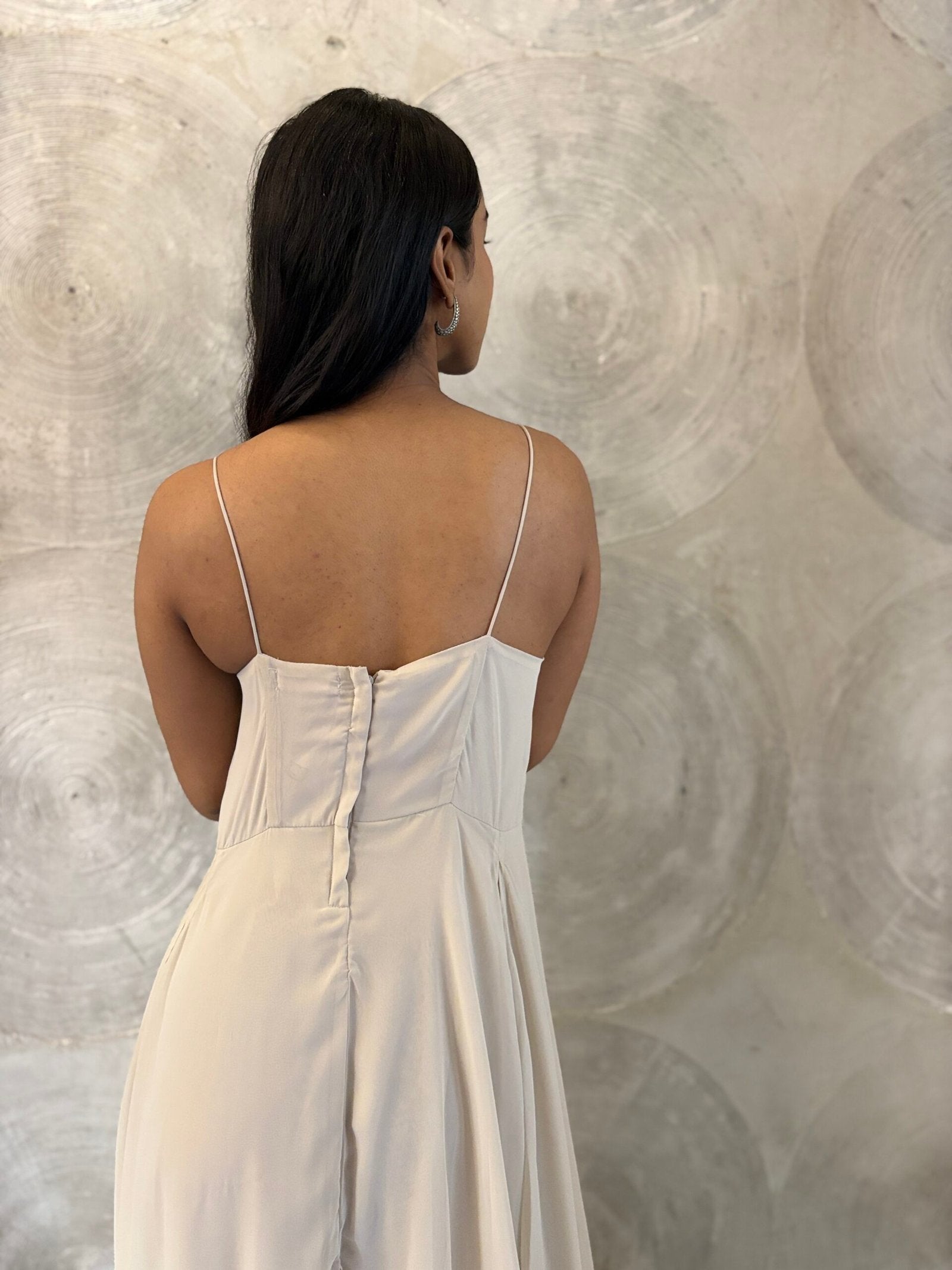 I AM FOR YOU- Ivory Maxi Long Dress