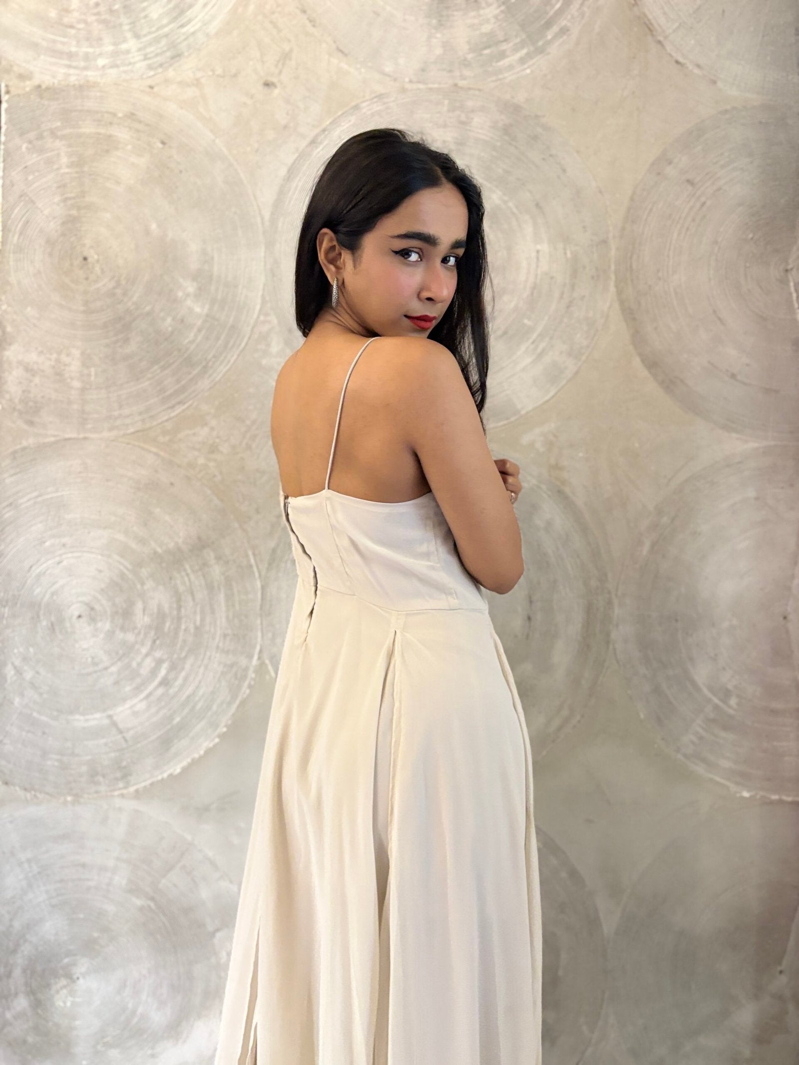 I AM FOR YOU- Ivory Maxi Long Dress