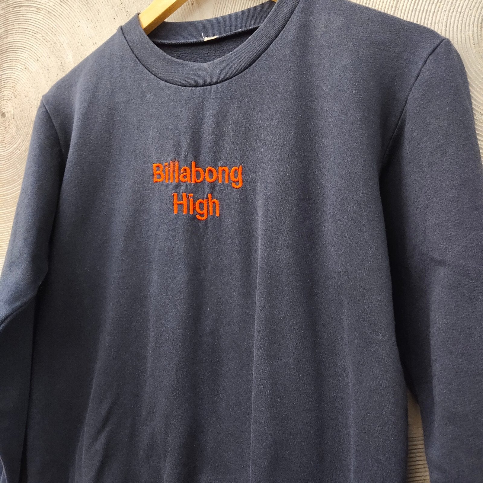 Round Neck Blue Sweatshirt