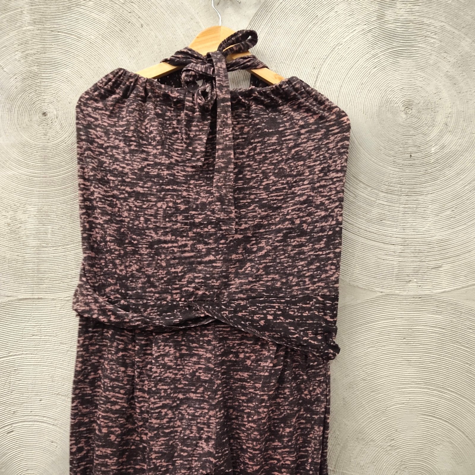 Halter neck printed jumpsuit