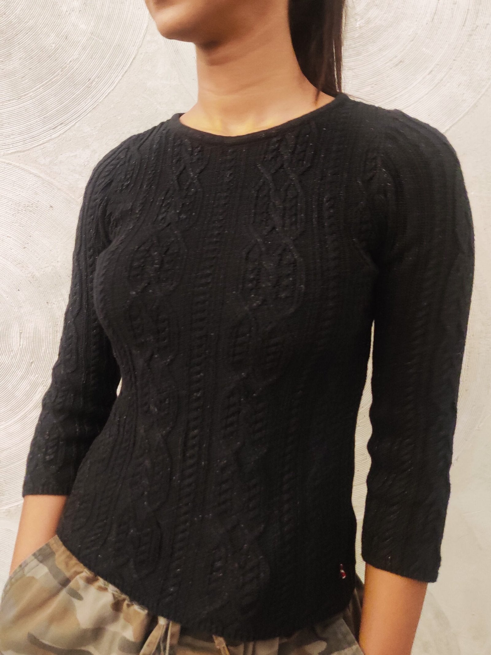 RIVER SIDE- Black Sweater