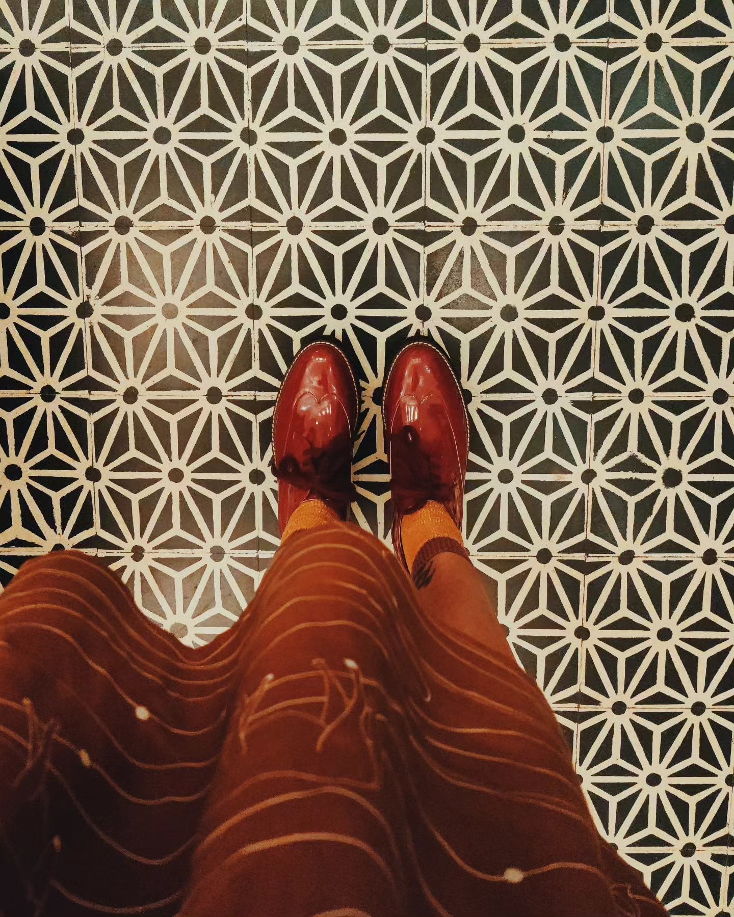 CHAL Shoes Red Oxfords