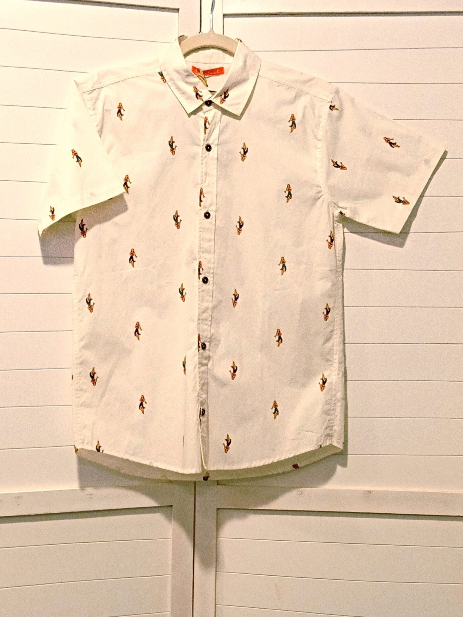 TENALACH - Printed white shirt