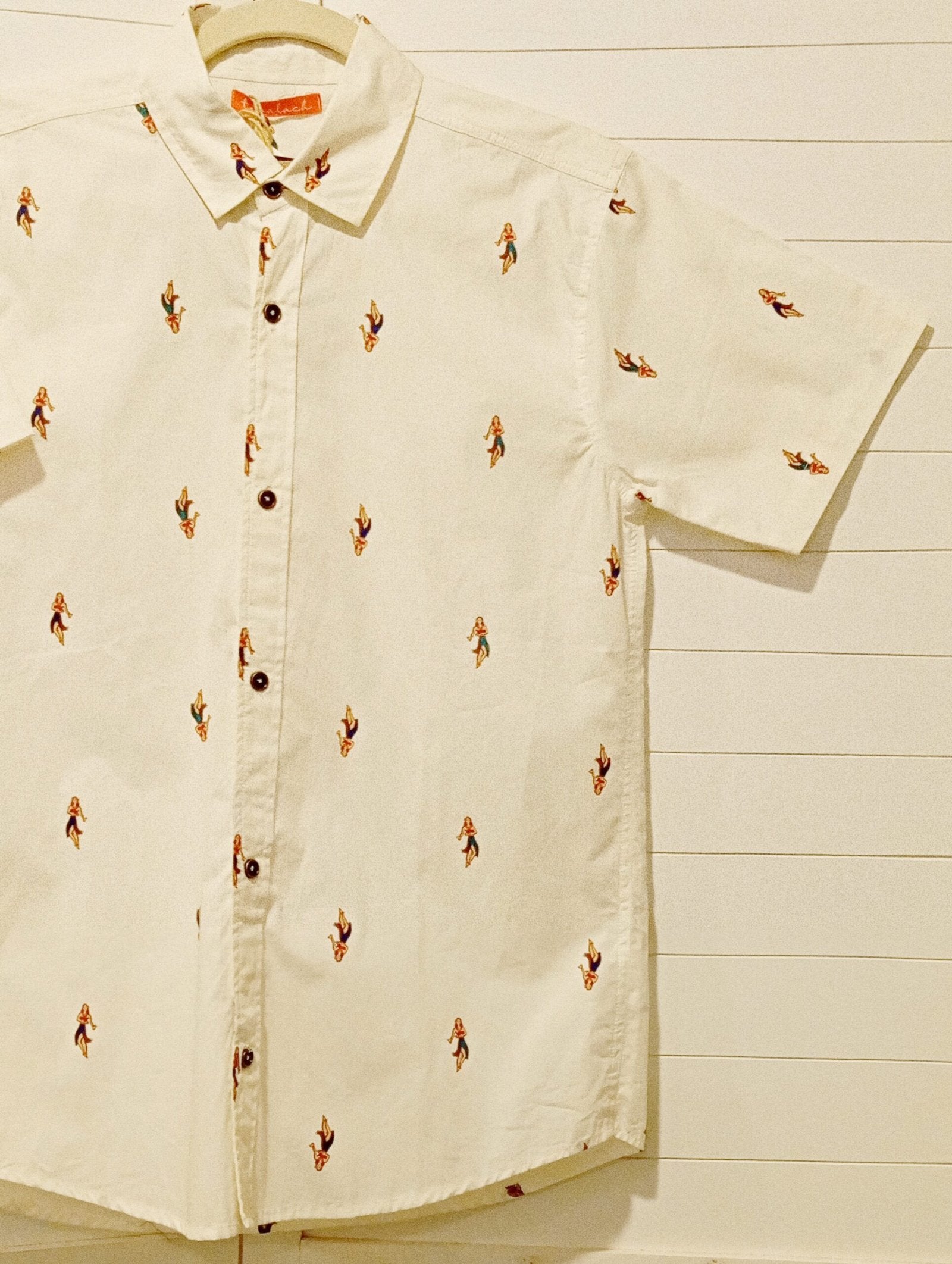 TENALACH - Printed white shirt