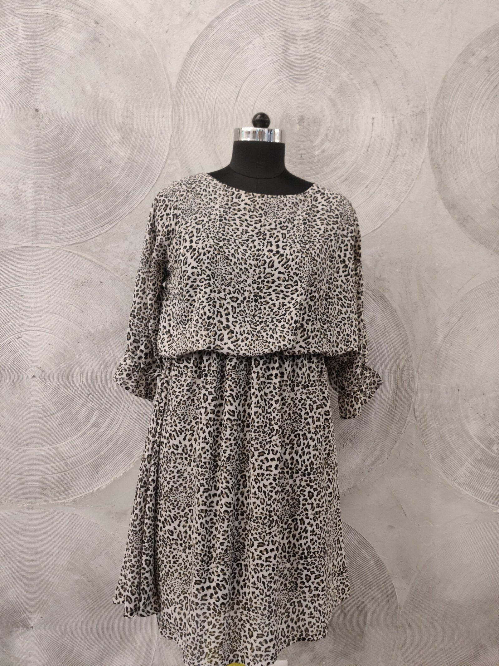 B+VESTRY- Leopard Print Short Dress