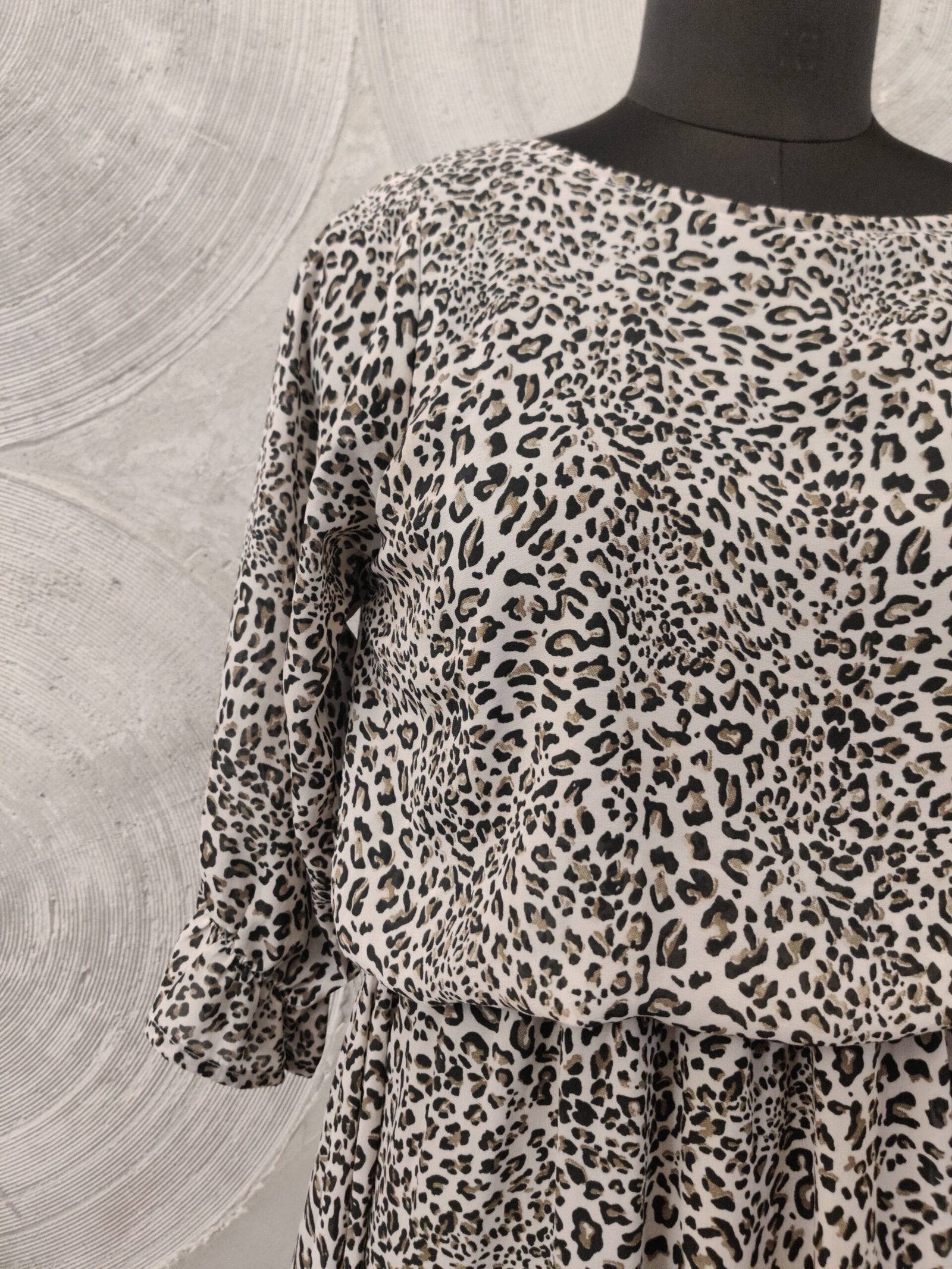 B+VESTRY- Leopard Print Short Dress