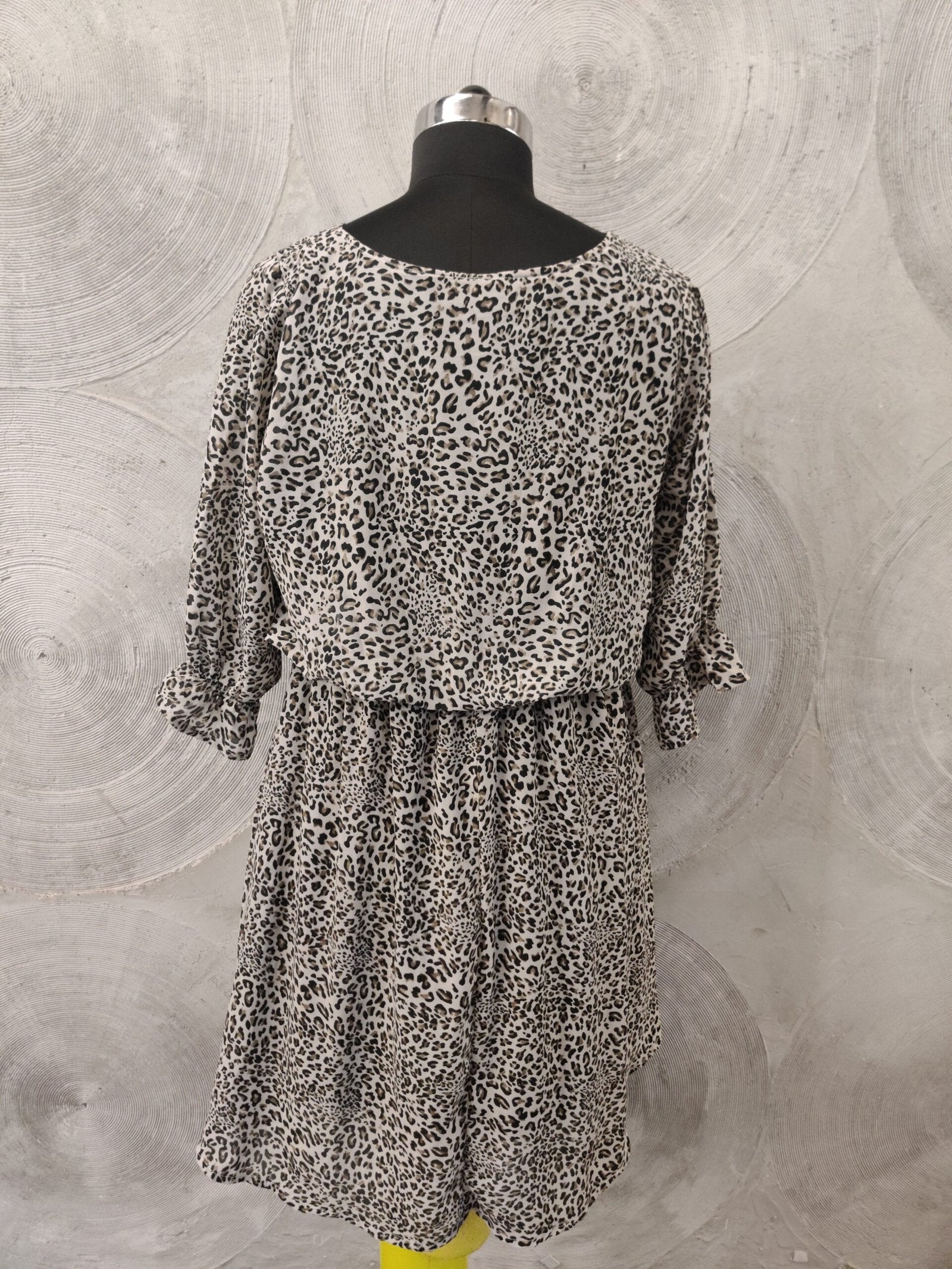 B+VESTRY- Leopard Print Short Dress