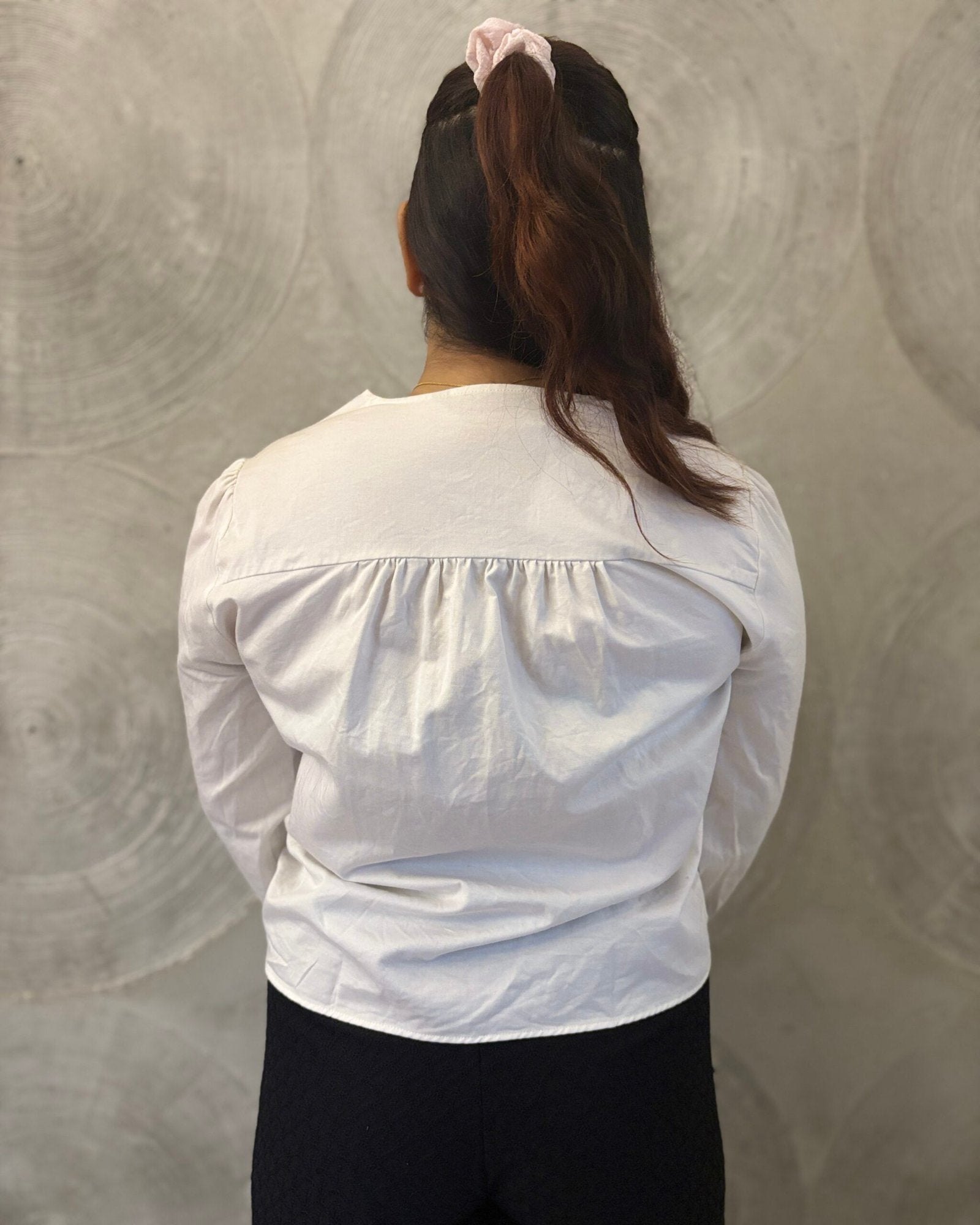 ZARA- White Cotton Shirt