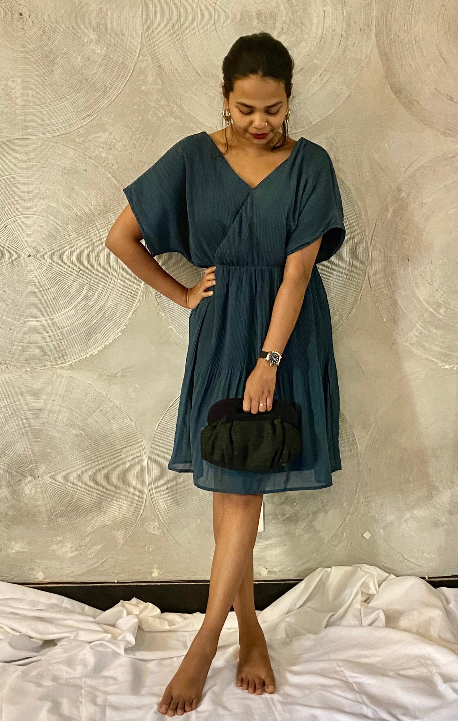 THE LABEL LIFE - Easy Green Short Dress