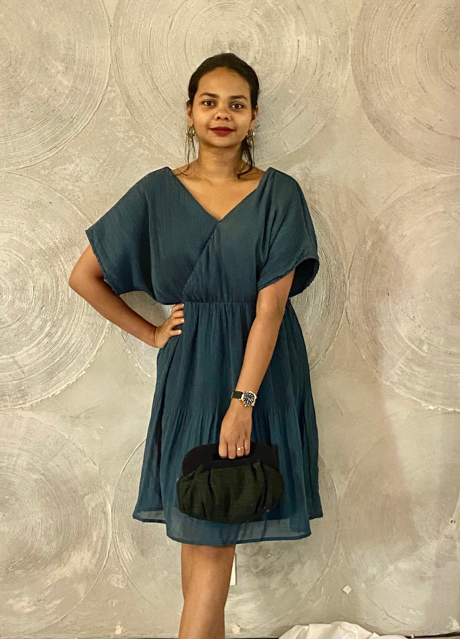 THE LABEL LIFE - Easy Green Short Dress