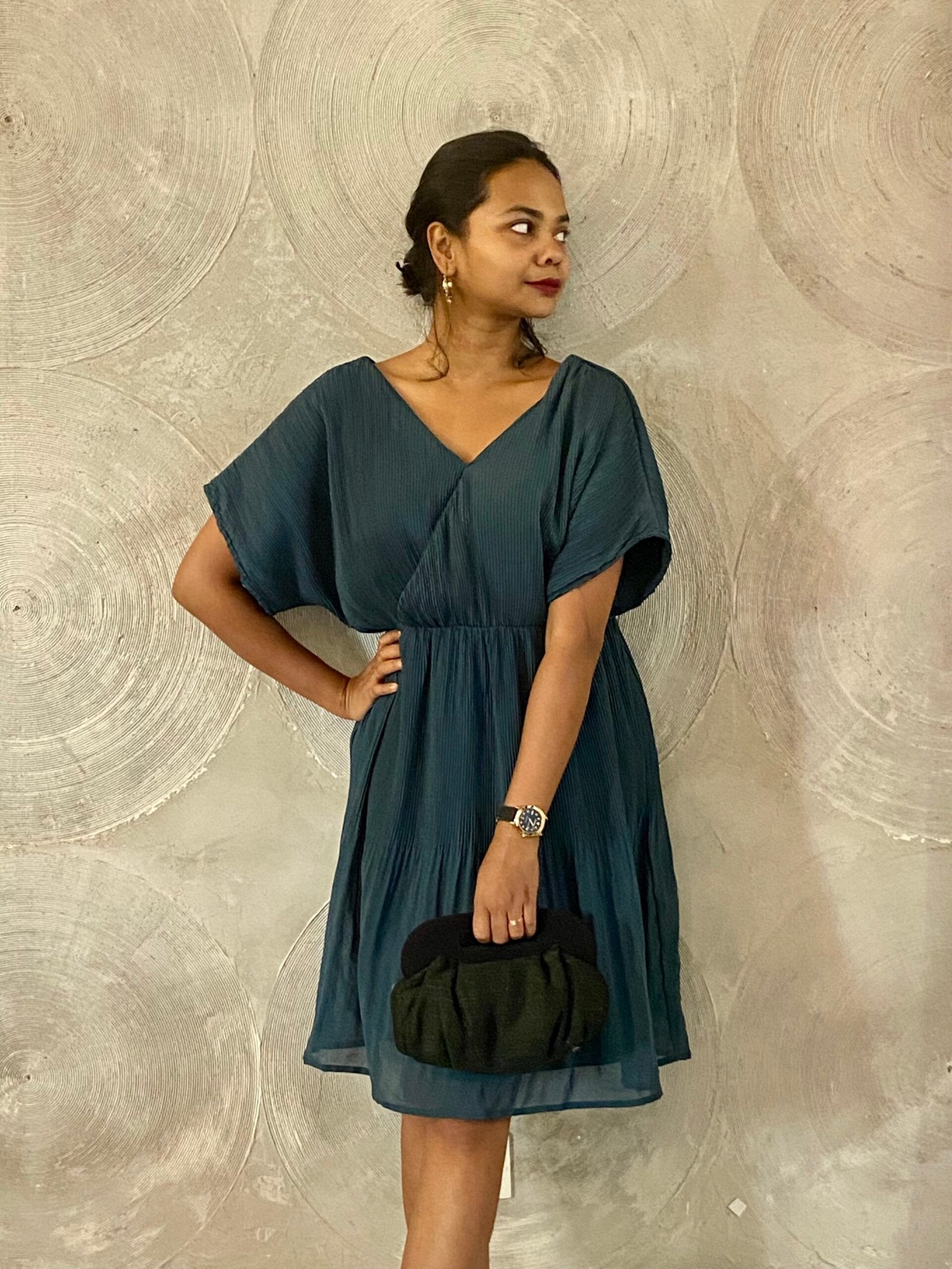 THE LABEL LIFE - Easy Green Short Dress