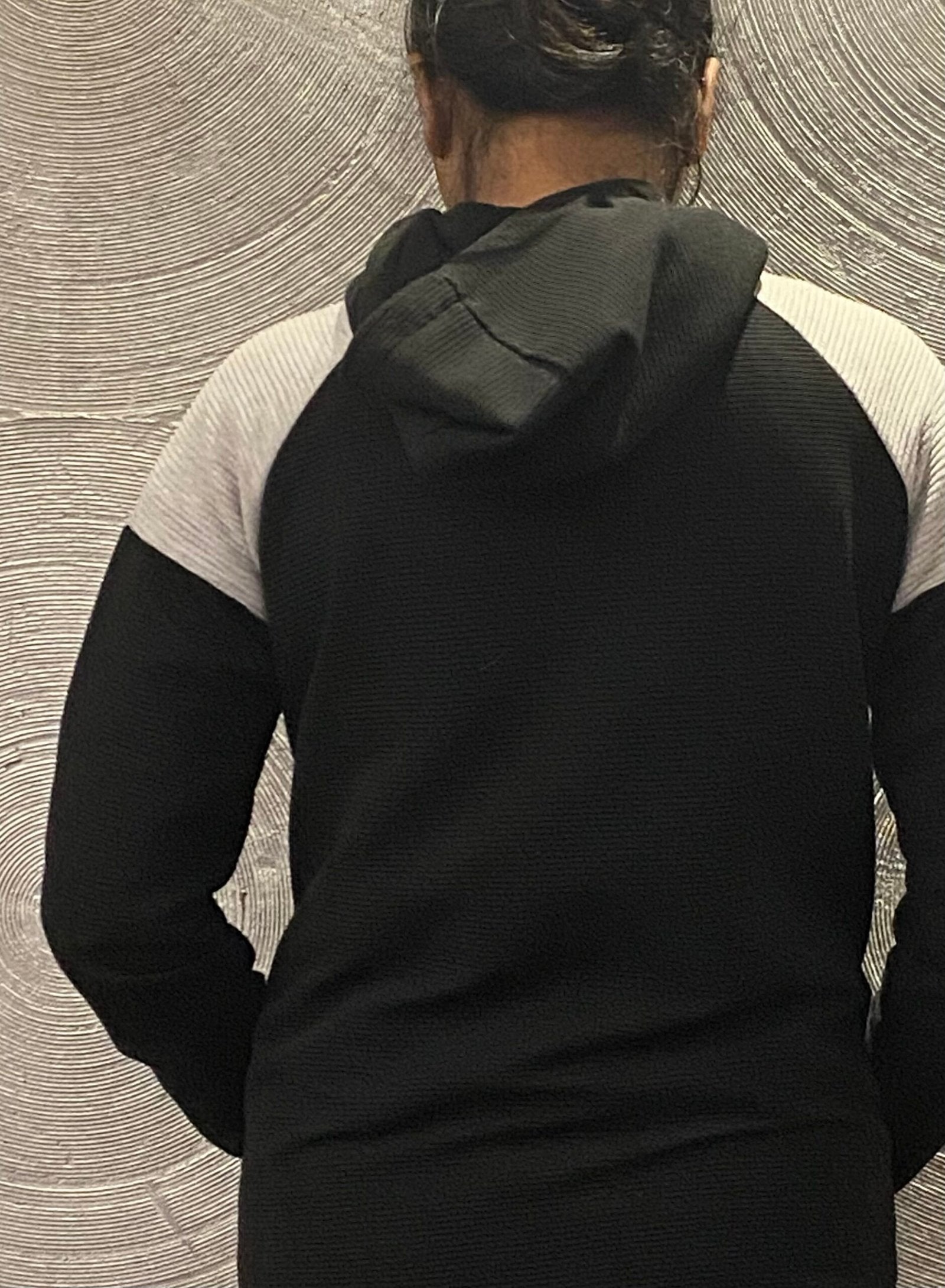 Black and Grey Full Sleeves Jacket