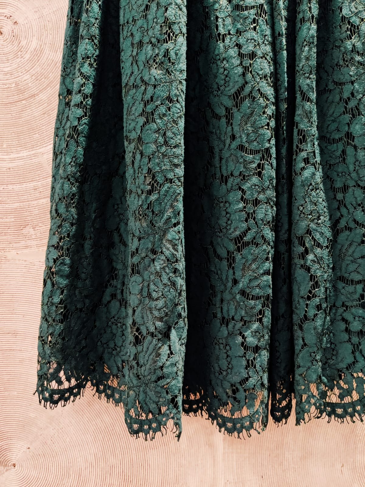 ASOS Teal Lace Vintage Style Lace Midi Dress