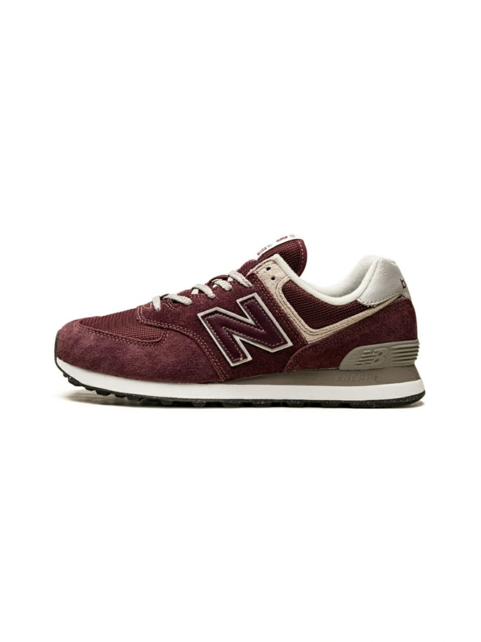 NEW BALANCE - 574s in Burgundy and Grey