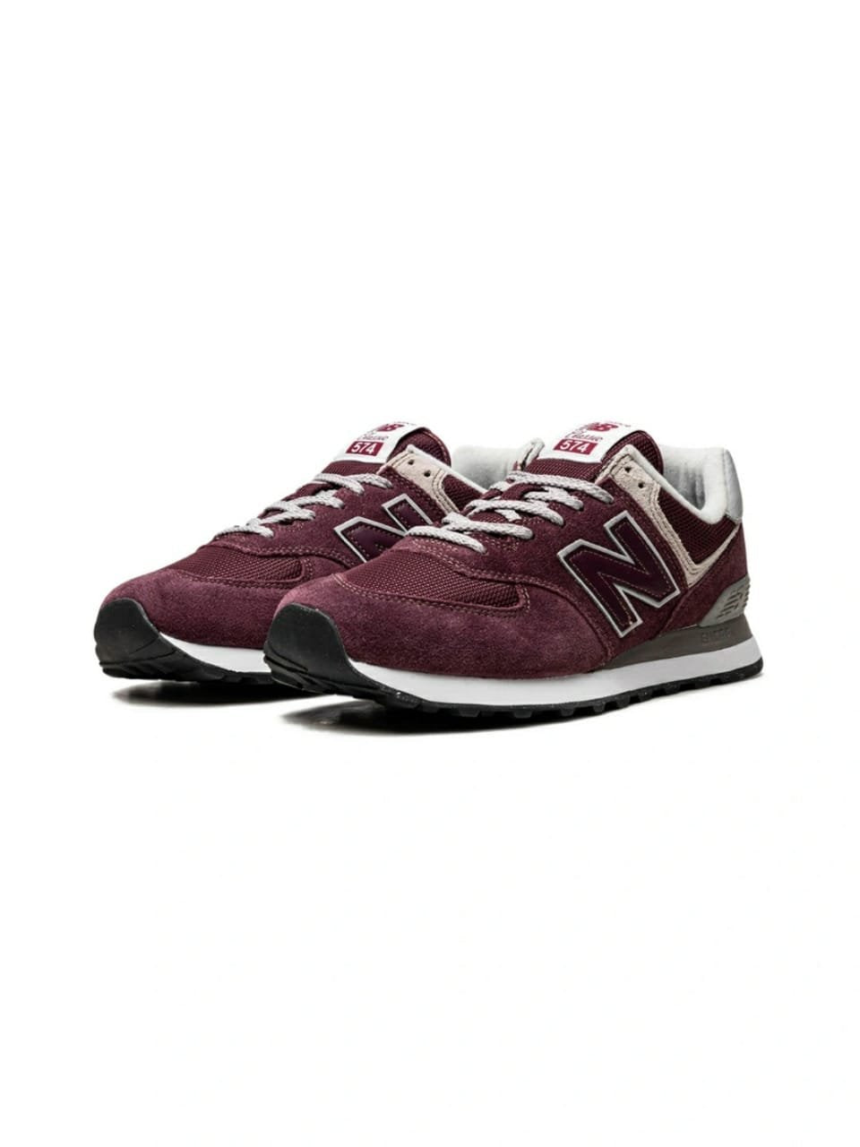 NEW BALANCE - 574s in Burgundy and Grey