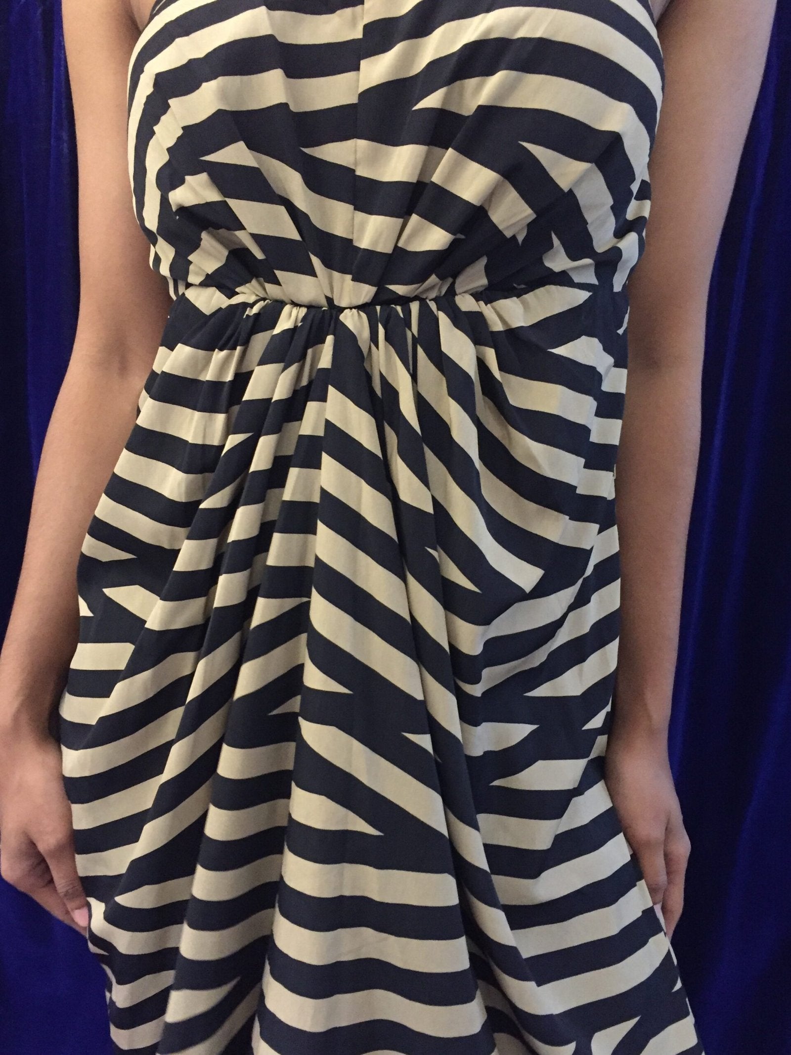 AKIRA CHICAGO - black & beige tube dress