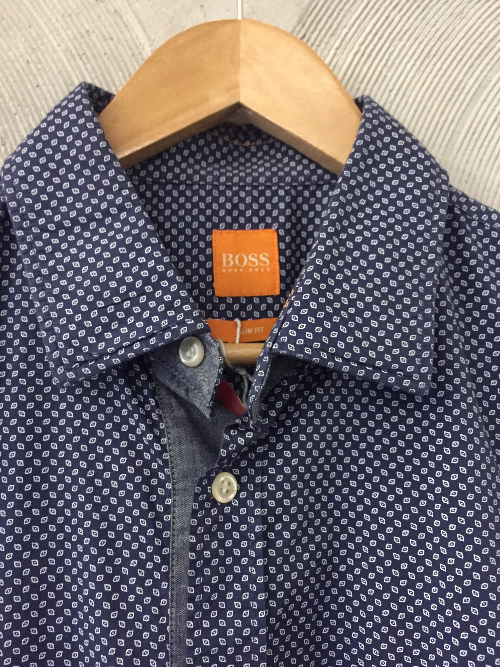 HUGO BOSS - Blue Slim Fit Shirt
