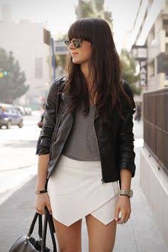 ZARA White Skort/ Divided Skirt